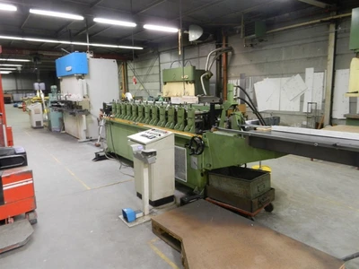 USED DIMECO DECOIL./ STRAIGHT LVD PUNCHPRESS + ROLLFORMING