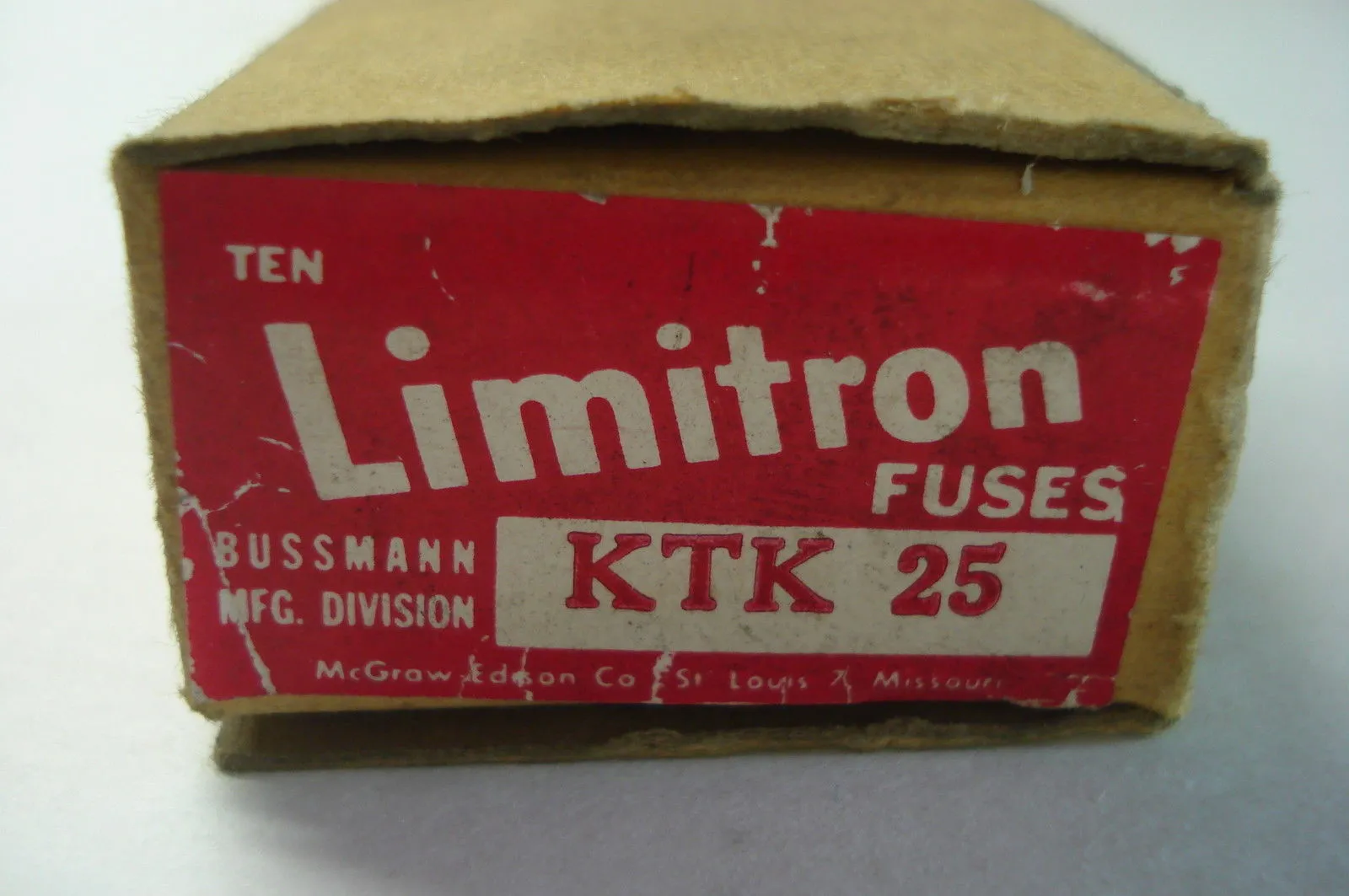 NEW LIMITRON KTK 25 FUSES KTK25 QTY: 6