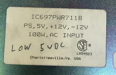 USED GE FANUC IC697PWR711B