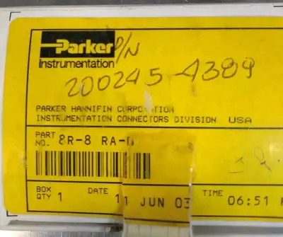 Parker 8R-8-RA-B Brass adapter Loc4E42