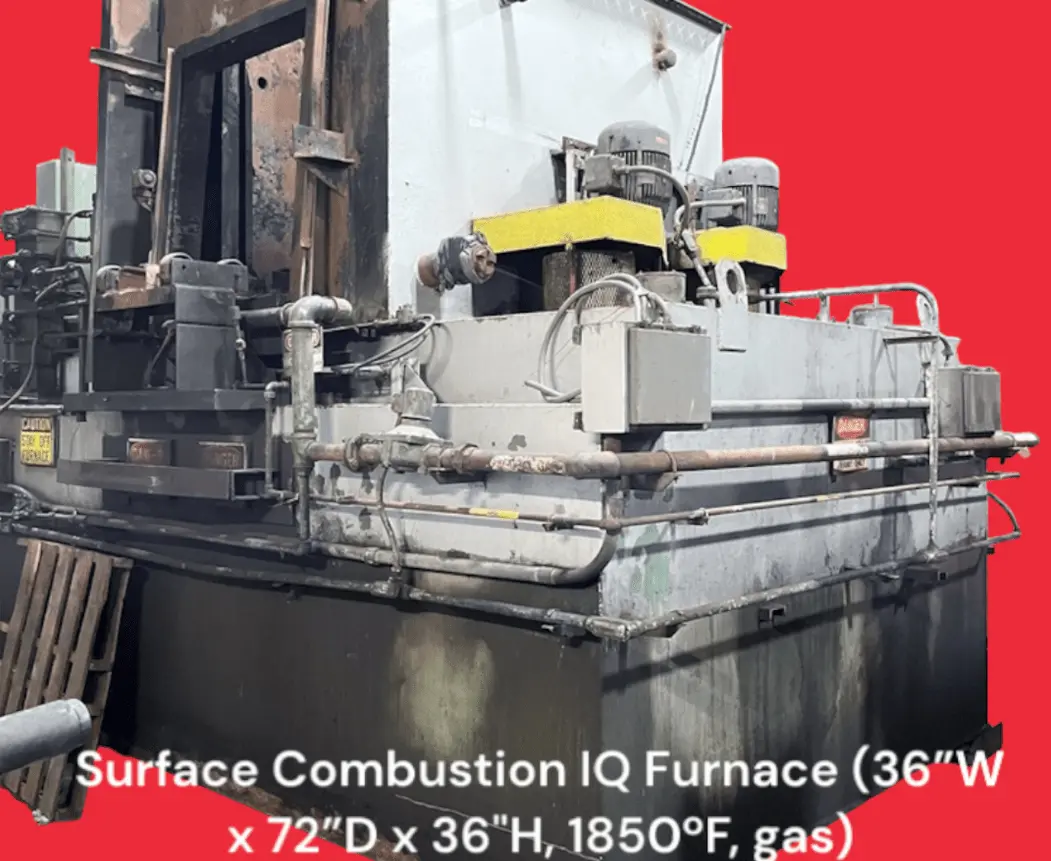 Item# IQ513 Surface Combustion Batch IQ Furnace 36”W x 72”D x 36″H