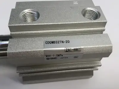 USED SMC COMPACT GUIDE ROD CYLINDER, CQM