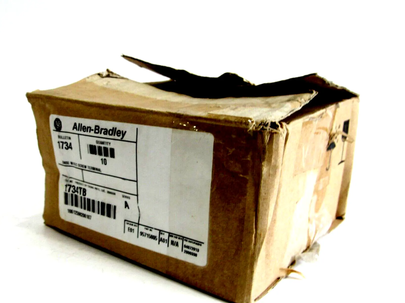 ALLEN BRADLEY 1734TB BASE / SCREW TERMINAL LOT OF 10 1734-MB NEW, SURPLUS