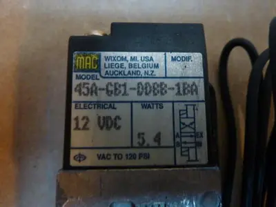 USED MAC VALVE 45A-GB1-DDBB-1BA
