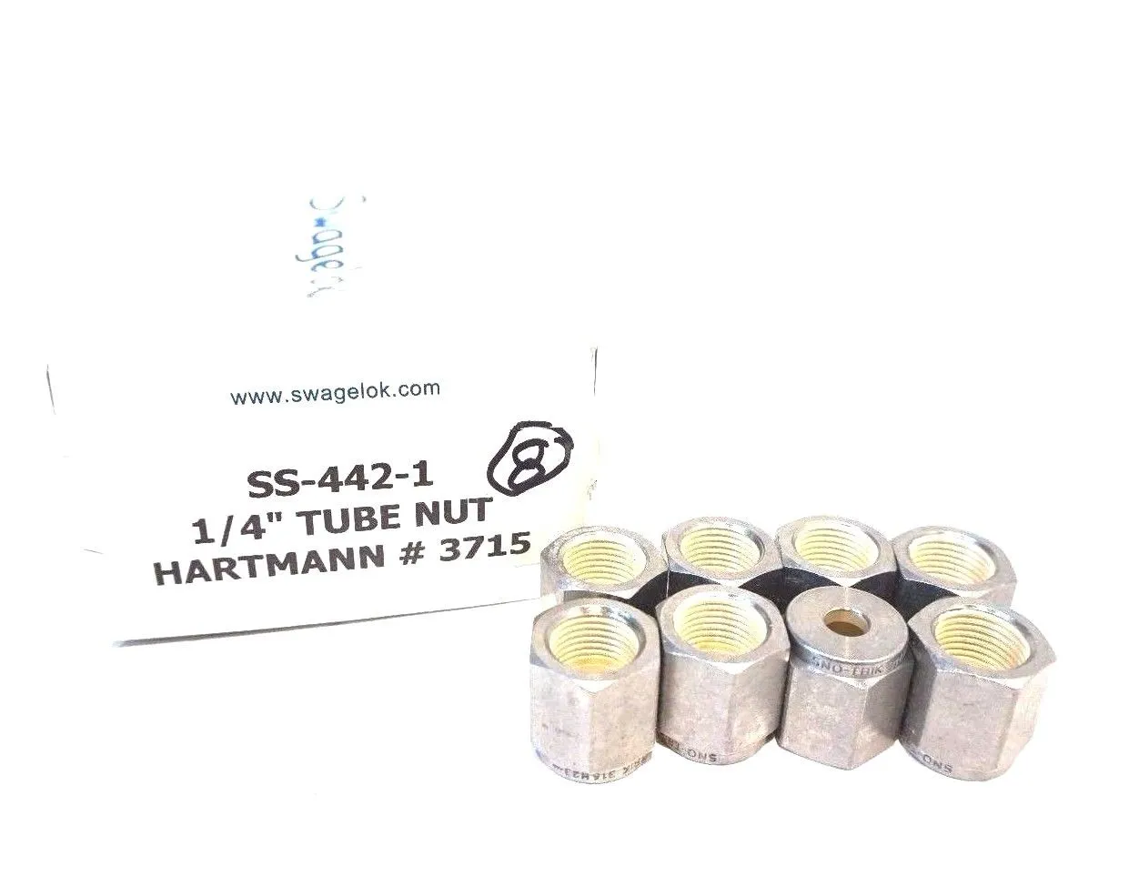 8 NEW SWAGELOK SS-442-1 1/4" TUBE NUT SS4421
