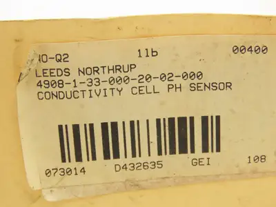 Leeds & Northrup 4908-1-33-000-20-02-000 Conductivity Cell PH Sensor 24"L
