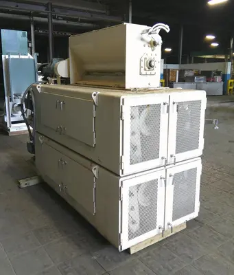 SPC9143  Mill 250mm dia. x 1240mm long Suehiro 4 roll mill 2 x 20 hp, CS