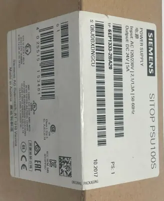 NEW SEALED SIEMENS 6EP1333-2BA20 POWER SUPPLY 6EP13332BA20