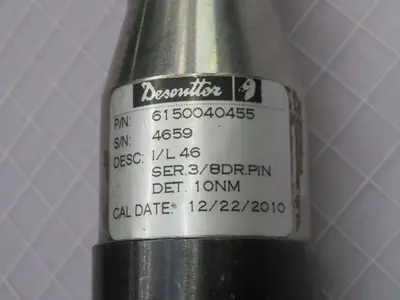 Used DESOUTTER 6150040455 Air Tools, DC Electrical Tools & Accessories Texas US | Aucto #1456970