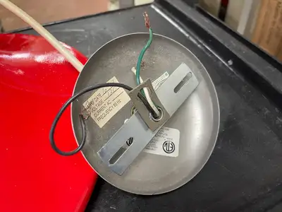 Used Falcon Restaurant Supply Used Red Industrial Warehouse Style Pendant Light - 18" Diameter Home Building Material (Miscellaneous) Illinois US | Falcon Restaurant Supply #1376244