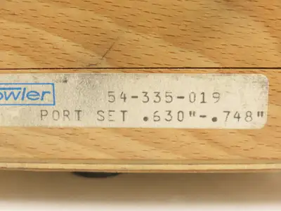 Fowler Sylvac Holemike Digital Micrometer 3pt Bore Gage 16-19mm Range .623-.748"