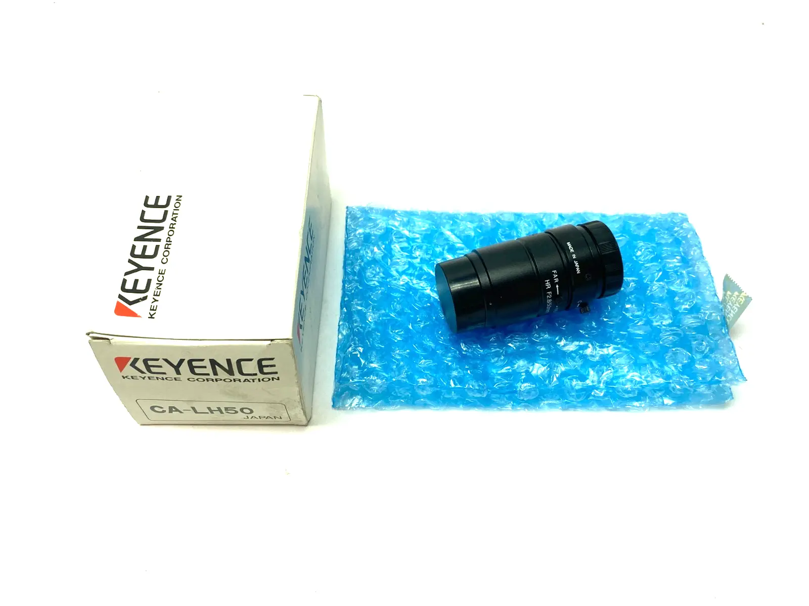 USED KEYENCE HIGH-RESOLUTION LOW-DISTORTION LENS 50MM