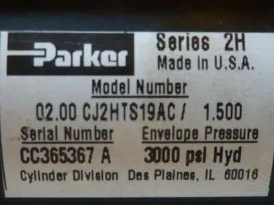 USED PARKER 02.00 CJ2HTS19AC 1.500