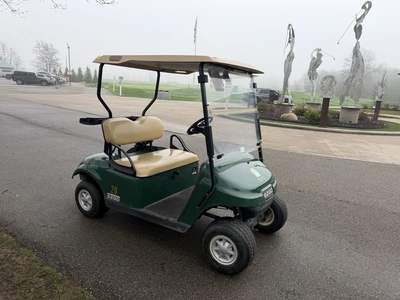 (1) 2015 E-Z-Go golf cart with a Kawasaki gas engine, does not include Club canopy, fold-down windsh...