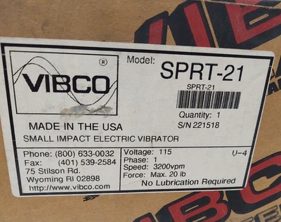 NEW VIBCO SPRT-21