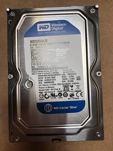 Used WESTERN DIGITAL WD800AAJS Semiconductor Parts California US | Advanced Capital Equipment Sales #433022