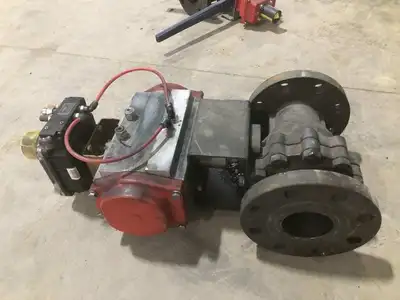 Flow-Tek 3″ WCB Pneumatic Air-Operated Ball Valve w/ Monitor 140PSI Class 300