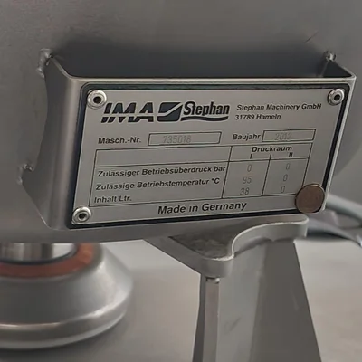 Stephan Mixer IMA with Vacuum Model UM 24E 220 volts # 704967