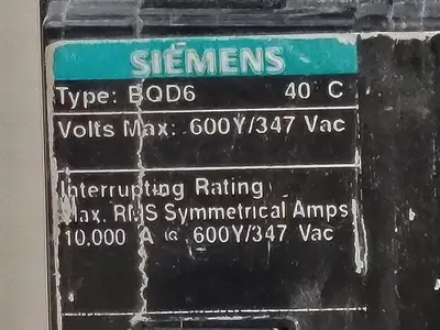 USED SIEMENS BQD6220