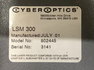 Used CYBEROPTICS LASER INSPECTION SYSTEM HEAD ONLY Laser Scanners Michigan US | Maverick Industrial Sales #1091769