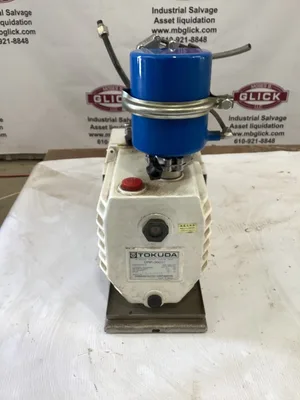 Tokuda DRD-360III Rotary Vacuum Pump Oil Sealed 0.75kW 360LPM 3PH