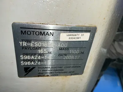Used 2009 YASKAWA / MOTOMAN YRES0165DA00 Robots Ohio US | HGR 24 #1441603