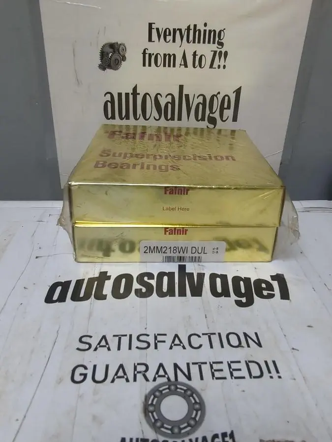 New | in-Stock FAFNIR 2MM218WI DUL Bearings | Surplus Asset Holdings #1202303