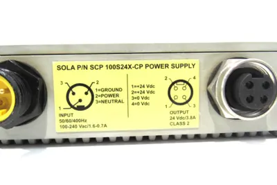 USED SOLA SCP 100S24X-CP POWER SUPPLY SCP100S24XCP