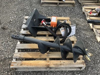 Used WOLVERINE MAD-12-12D MINI SKID STEER AUGER DRIVE & BIT Skid Augers Michigan US | Miedema Asset Management Group #1487879