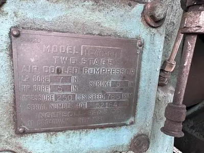 USED INGERSOLL RAND H-40-BH
