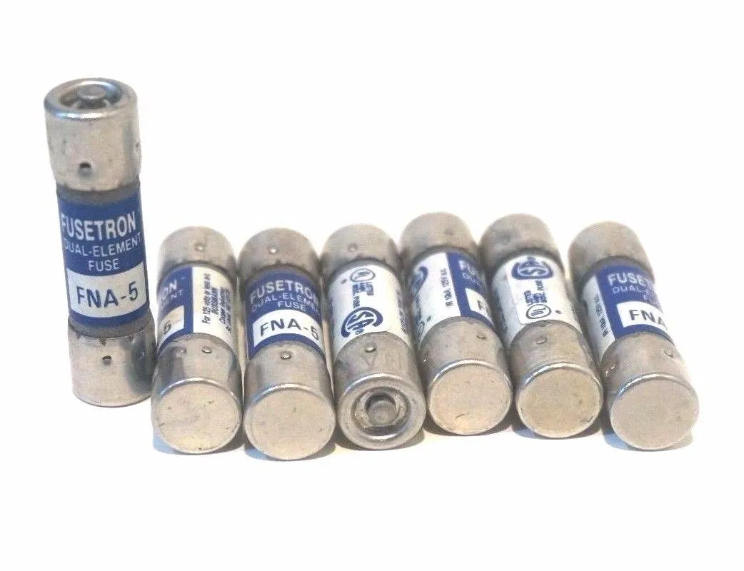 7 NEW FUSETRON FNA-5 FUSES FNA5