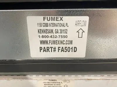 USED FUMEX AIR FILTRATION FUME EXTRACTOR UNIT