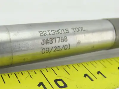 Brisbois 7/16" 3 Flute Carbide Piloted Face End Mill 20mm Shank 9-1/2" OAL