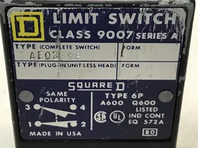 USED SQUARE D 9007-AEQ2699