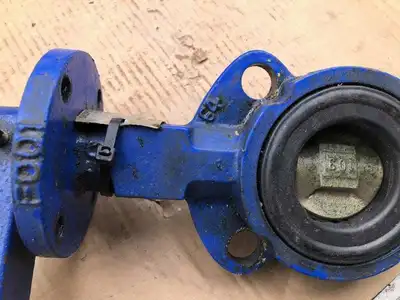 Keystone 2″ CI Manual Wafer Butterfly Valve w/ Stainless Disc 250PSI