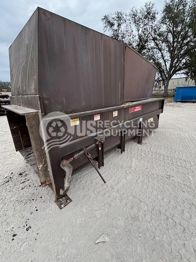 USED PTR TWO (2) TP4000-HD STATIONARY COMPACTORS