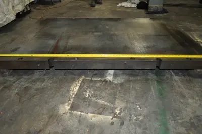 72" X 48" x 3" Bolster Plate