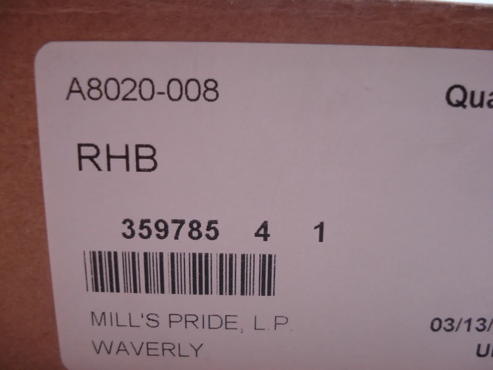 NEW AUTOMATIC VALVE A8020-008