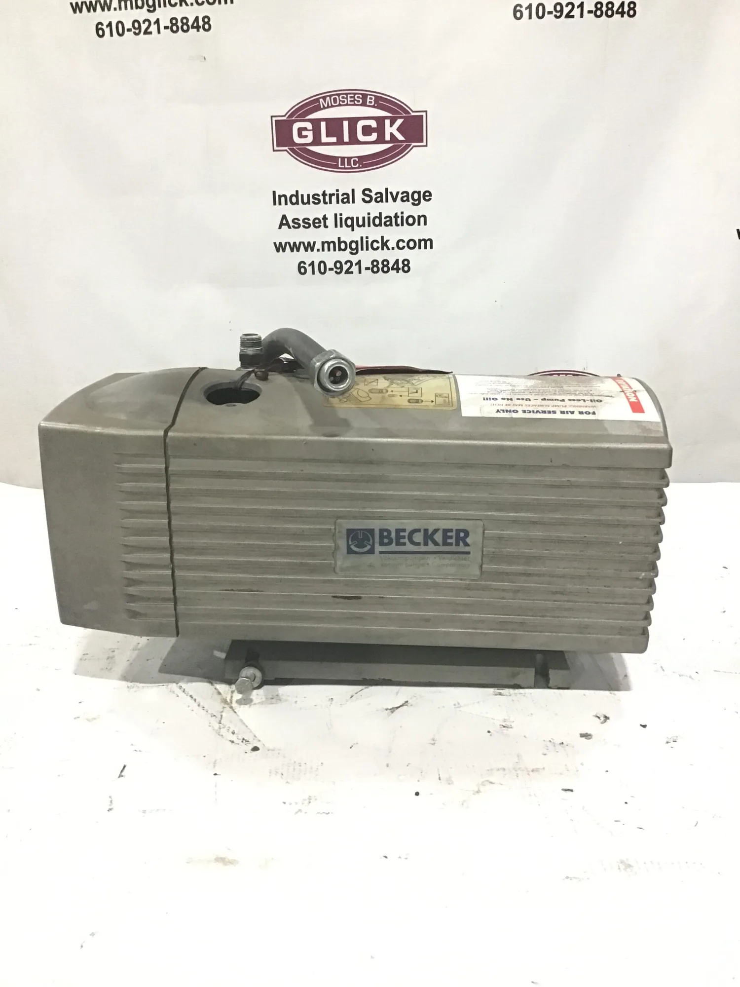 Becker VT 4.16 Oil-less Vacuum Pump 0.55–0.70 kW