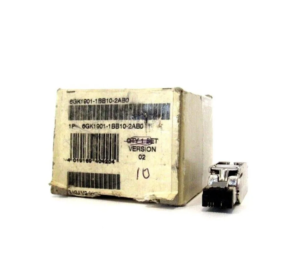 LOT OF 10 NEW SIEMENS 6GK1901-1BB10-2AB0 CABLING KIT CONNECTORS 6GK19011BB102AB0