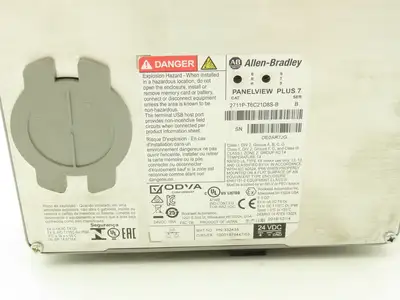 Allen Bradley 2711P-T6C21D8S-B PanelView Plus 7 Touch Screen Series B 24V