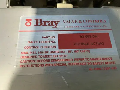 Used 2022 BRAY 92093DA Pumps Ohio US | HGR 24 #1517963