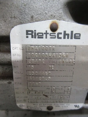 USED RIETSCHLE VM4100TR