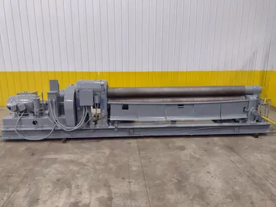 10' X 1/4" WEBB MODEL #6L INITIAL PINCH 3 ROLL PLATE ROLL: STOCK #18988