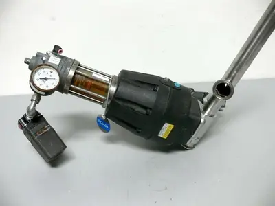 USED LOT OF 2 ITT PURE-FLO DIAPHRAGM ACTUATORS 1" & 1.5" W/  CONOFLOW TRANSDUCER