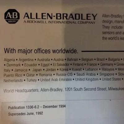 USED ALLEN BRADLEY 1336-6.2