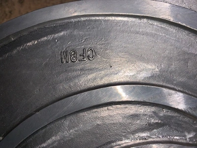 Impeller for Goulds 3196 6x8-15 diameter 14-1/4" Open Stainless
