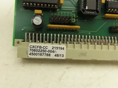 SMS Elotherm CXCFB-CC Printed Circuit Control Board PCB Card 70602250-004