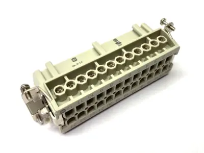 New | in-Stock HARTING Han 24 E-F Female Insert, 48 Contacts, 16A, 500V, 6kV Contact Blocks Michigan US | Maverick Industrial Sales #1487704