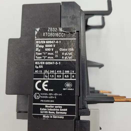 Used EATON EATON ZB32-16 (10-16A) THERMAL OVERLOAD RELAY Relays & Switches | ND Industrial Surplus #1221629
